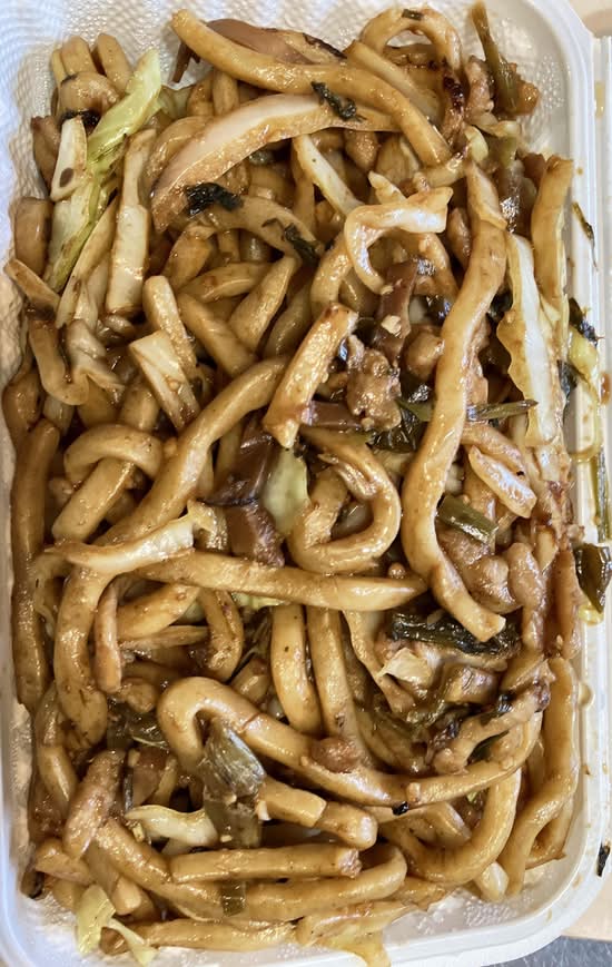 125. Shanghai Style Fried Thick Noodles 上海粗炒
